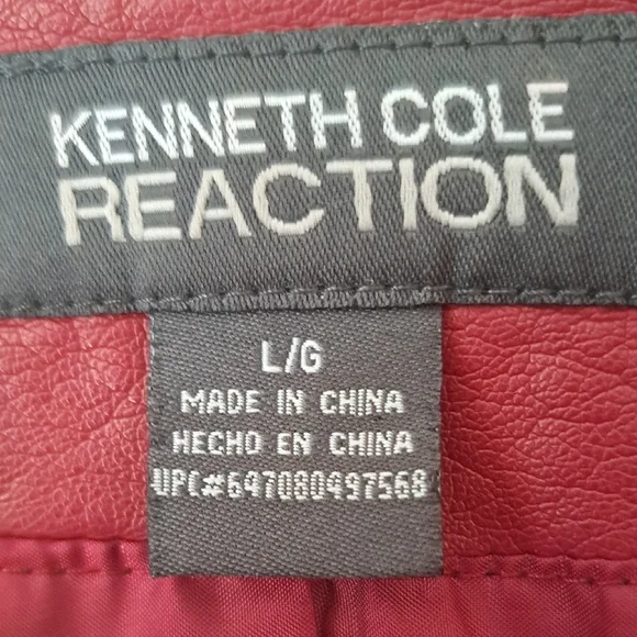 Hand Painted Faux Leather Jacket with Phoenix Art Size Large - Picture 17 of 17